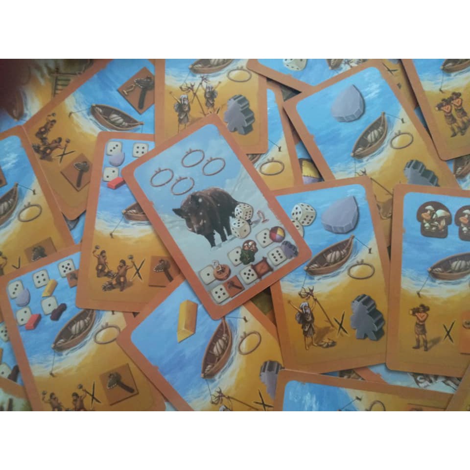 BOARD GAME STONE AGE - 2 IN 1 - PHIÊN BẢN MÙA ĐÔNG.