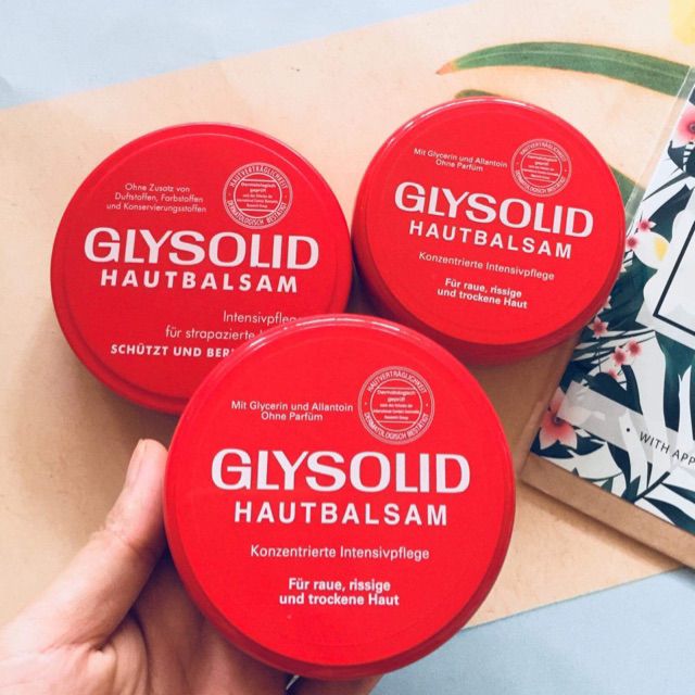 Kem dưỡng ẩm cho da nứt nẻ Glysolid Hautbalsam Đức
