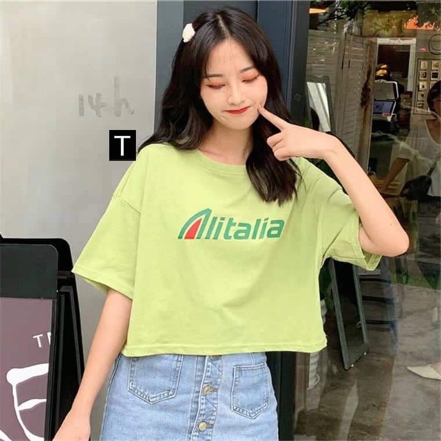 Áo croptop Alita chữ ngực DTR0919