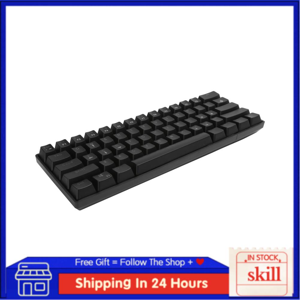 Bàn Phím Cơ 61 Phím Có Dây Màu Xanh Rgb Chuyên Dụng Cho Chơi Game