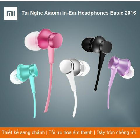 Tai nghe Xiaomi In-ears Basic 2016 (Piston 4.0 Lite)