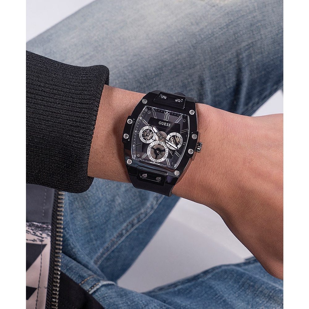 Đồng Hồ Nam Unisex Guess GW0203G4 GW0203G3 GW0203G7 , Dây Cao Su , Size 43mm