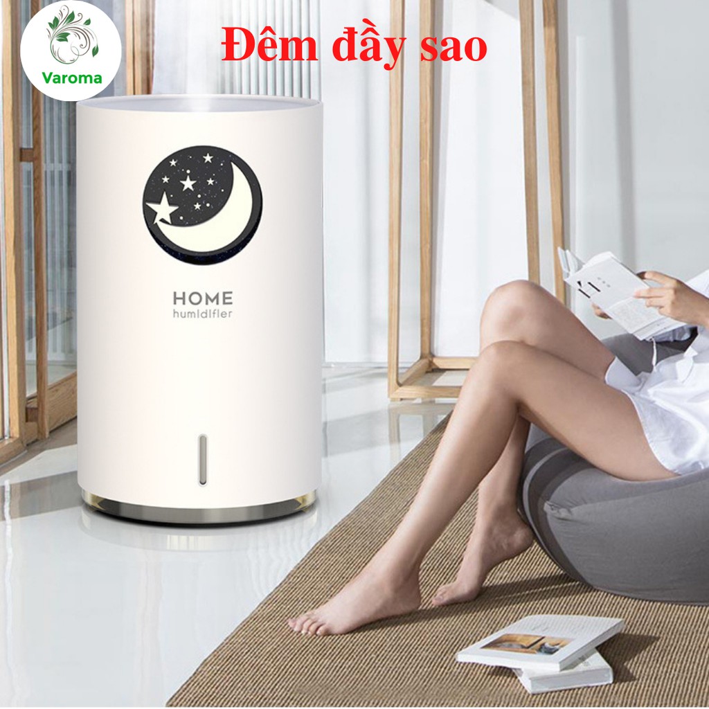 Máy Phun Sương Tạo Ẩm Home Humidifier Đêm Đầy Sao Hình Gấu MX28