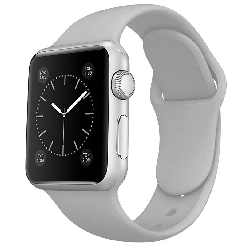 Dây đeo silicon cho đồng hồ thông minh Apple Watch 1/2/3/4/5/6 38/40/42/44mm