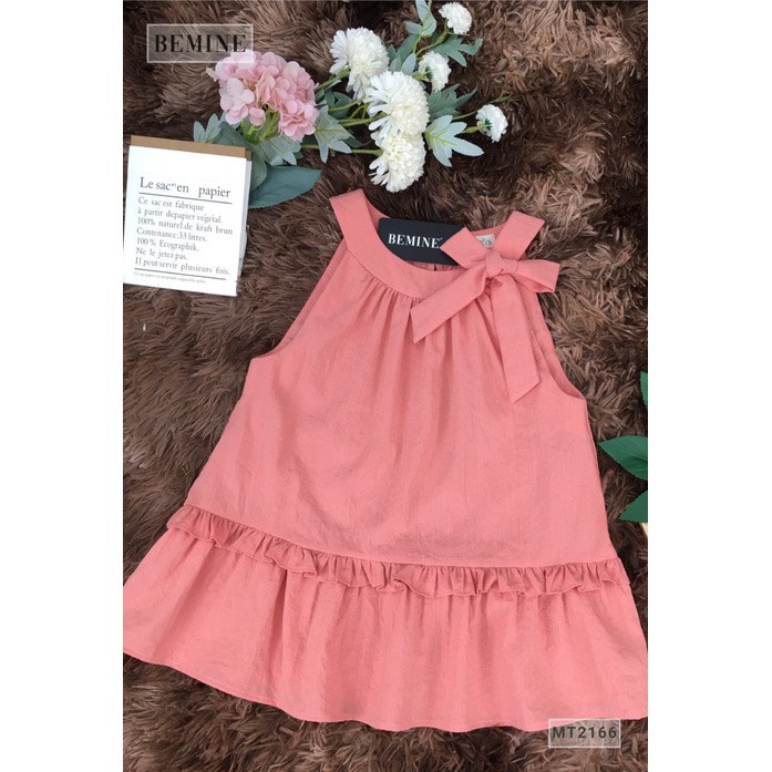 Set bộ ngắn áo yếm BEMINE MT2166HONG