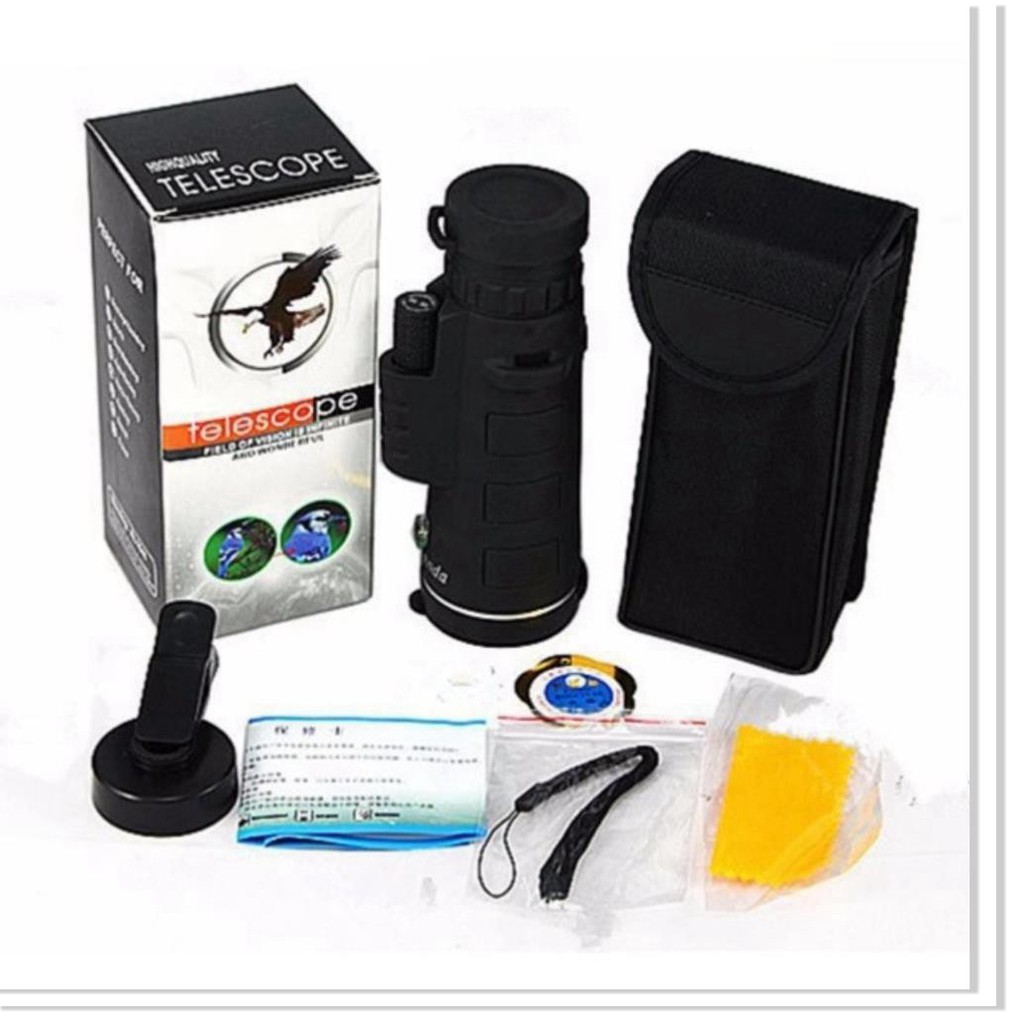 ⚡ Mua Ống Nhòm Loại Tốt gắn Cho Điện Thoại Panda/Monocular 1 mắt, nhìn xuyên khoảng cách, len điện thoại