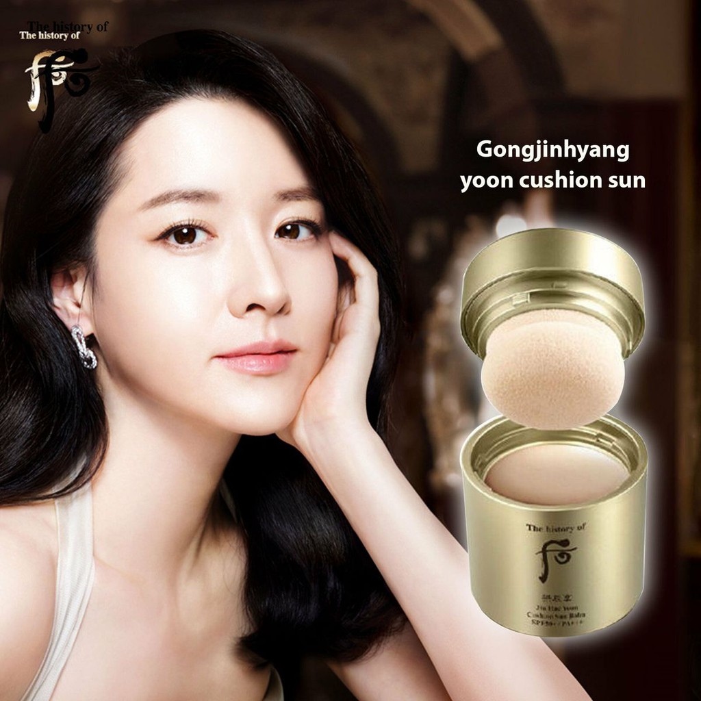 Phấn Tươi Trang Điểm Đa Năng Chống Nắng Whoo Jin Hae Yoon Cushion Sun Balm Spf50+/Pa+++ 13Gr