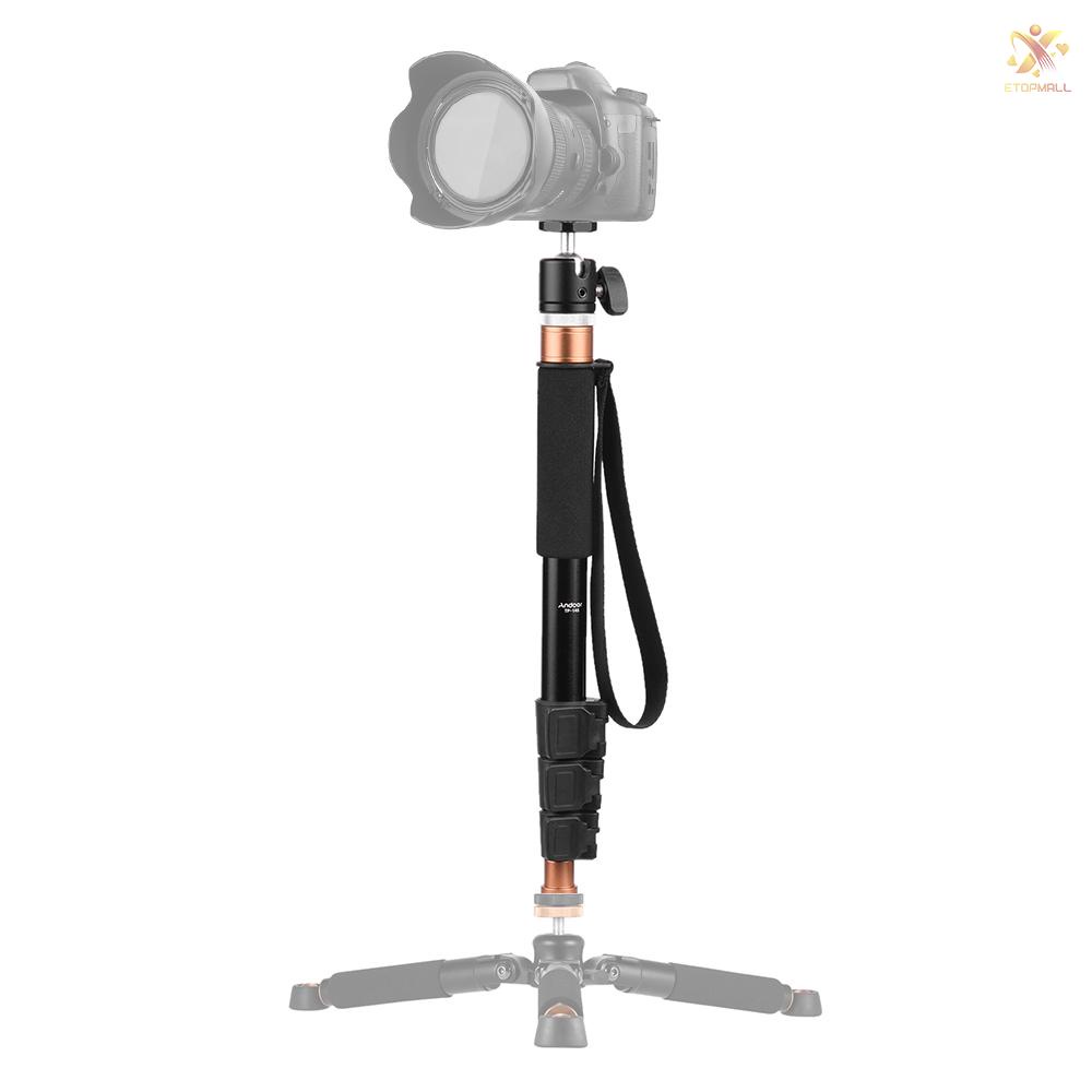 ET Andoer TP-148 94.6cm/37.2'' Adjustable Lightweight Monopod Unipod Microphone Boom Pole Max. Load 5kg for Camera &amp; Microphone