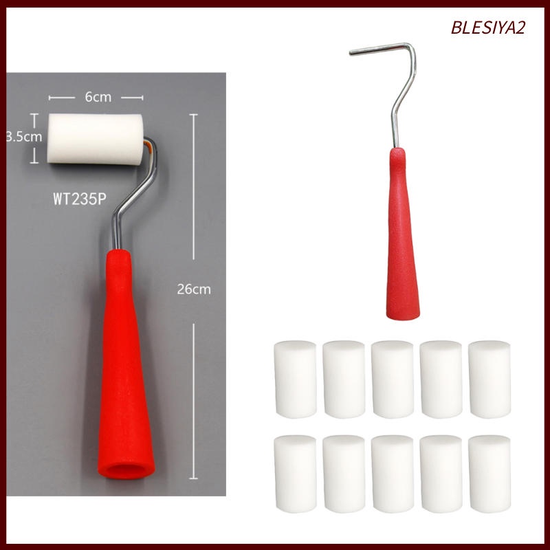 Set 10 con lăn sơn mini độ dày cao