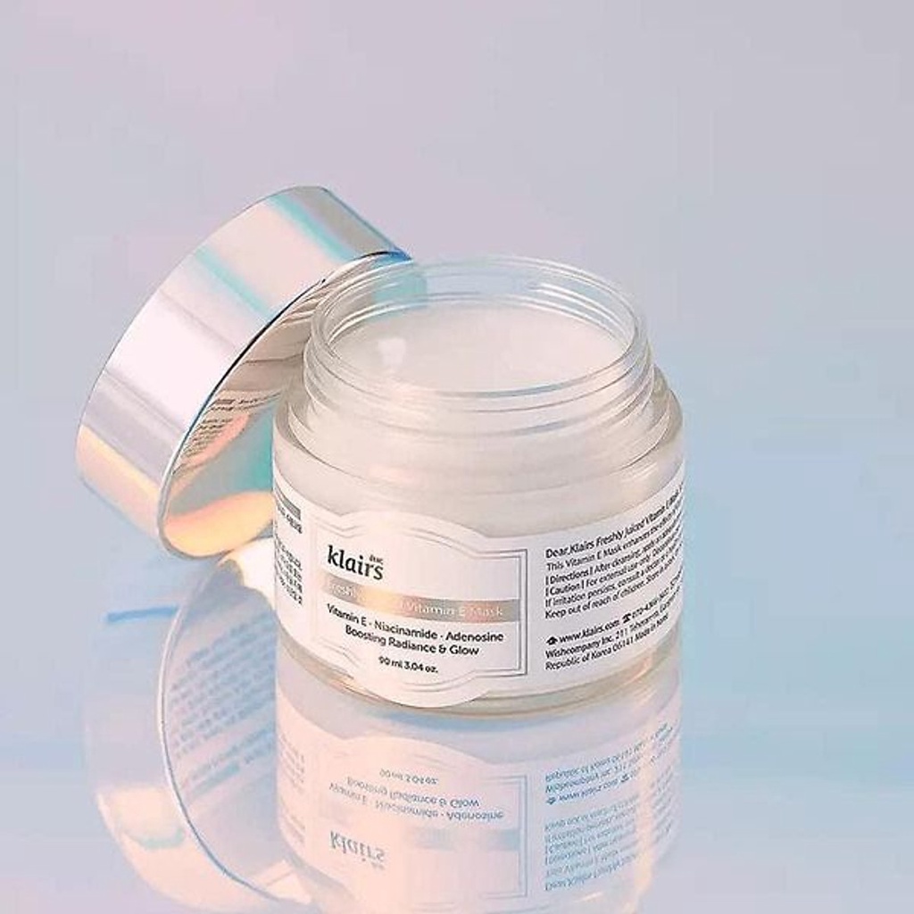 [HÀNG CHÍNH HÃNG] Mặt Nạ Ngủ Vitamin E Dưỡng Sáng Da, Chống Lão Hóa Klairs Freshly Juiced Vitamin E Mask 90ml