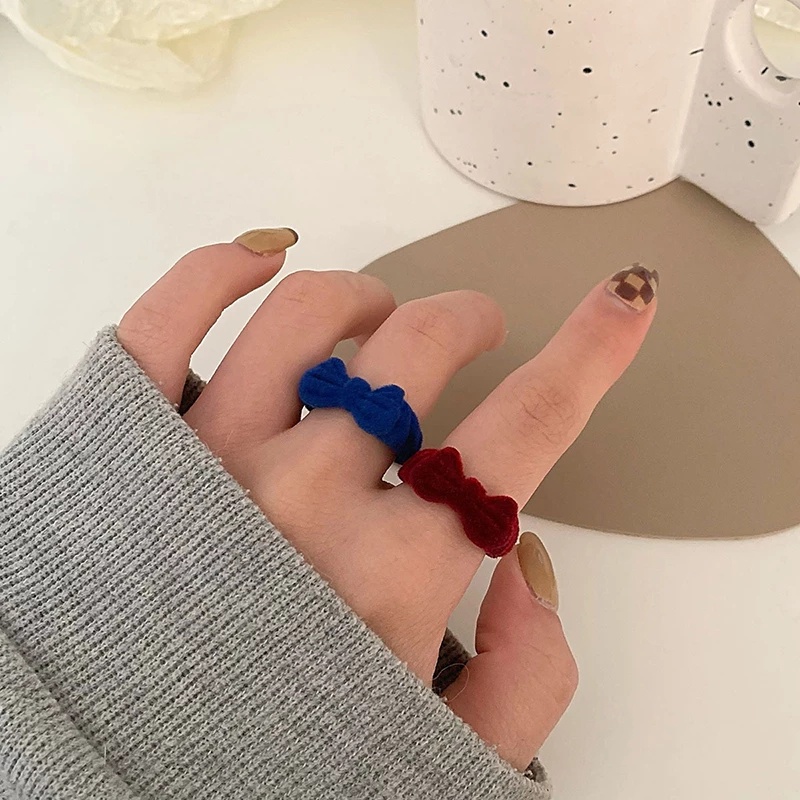 Nhẫn Đeo Ngón Tay Hình Nơ Dễ Thương Bắt Mắt Sành Điệu
