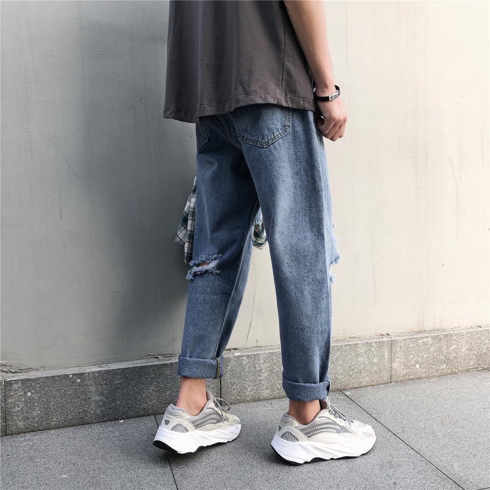 Quần Baggy Jean nam nữ - Hàng Quảng Châu - Giá tốt nhất thị trường - Q1