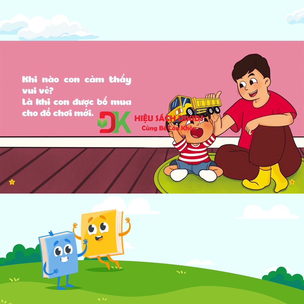 Bộ sách phát triển EQ đầu tiên cho bé Truyện tranh Ehon cảm xúc đầu đời 3 cuốn