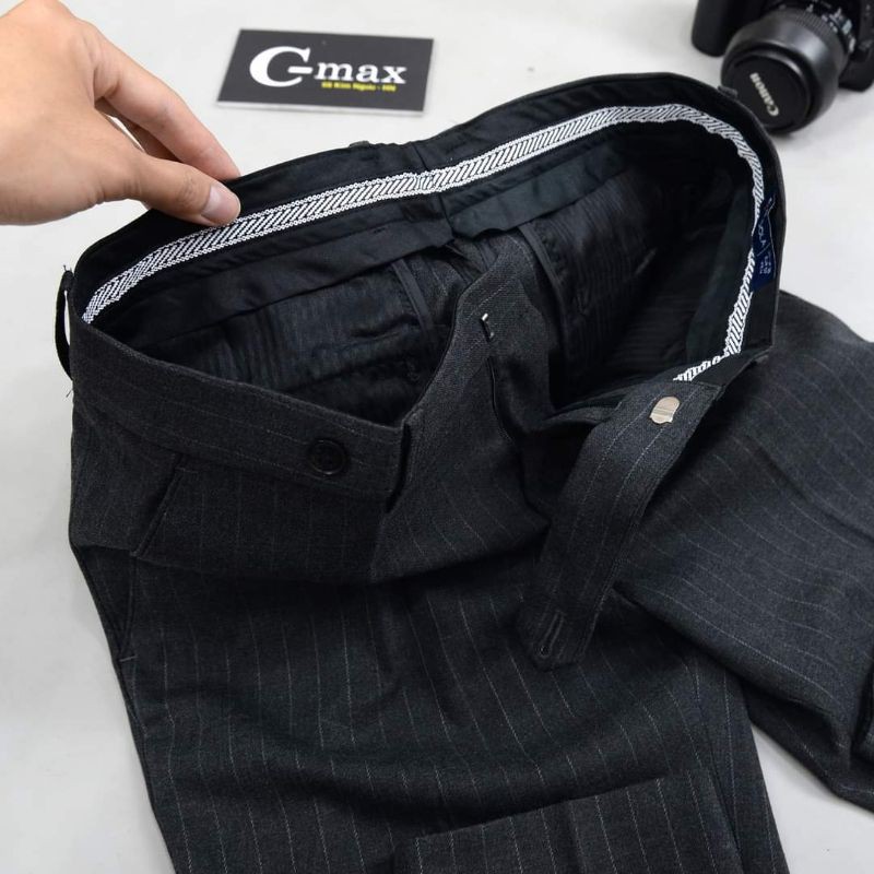 Quần âu nam kẻ sọc cao cấp
