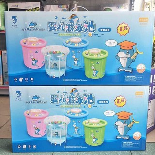 Bể bơi thành cao cho bé yêu