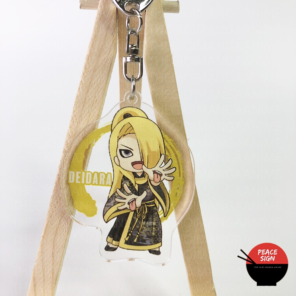 Móc khóa NARUTO SHIPPUDEN - DEFORMED ver in hình anime chibi xinh xắn