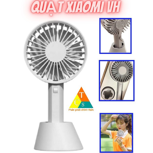 [Mã SKAMCLU9 giảm 10% đơn 100K] Quạt cầm tay 3 cấp độ Xiaomi VH - Quạt cầm tay mini Xiaomi VH