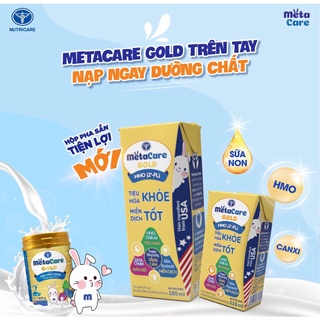 Thùng sữa pha sẵn Nutricare METACARE GOLD 110ml