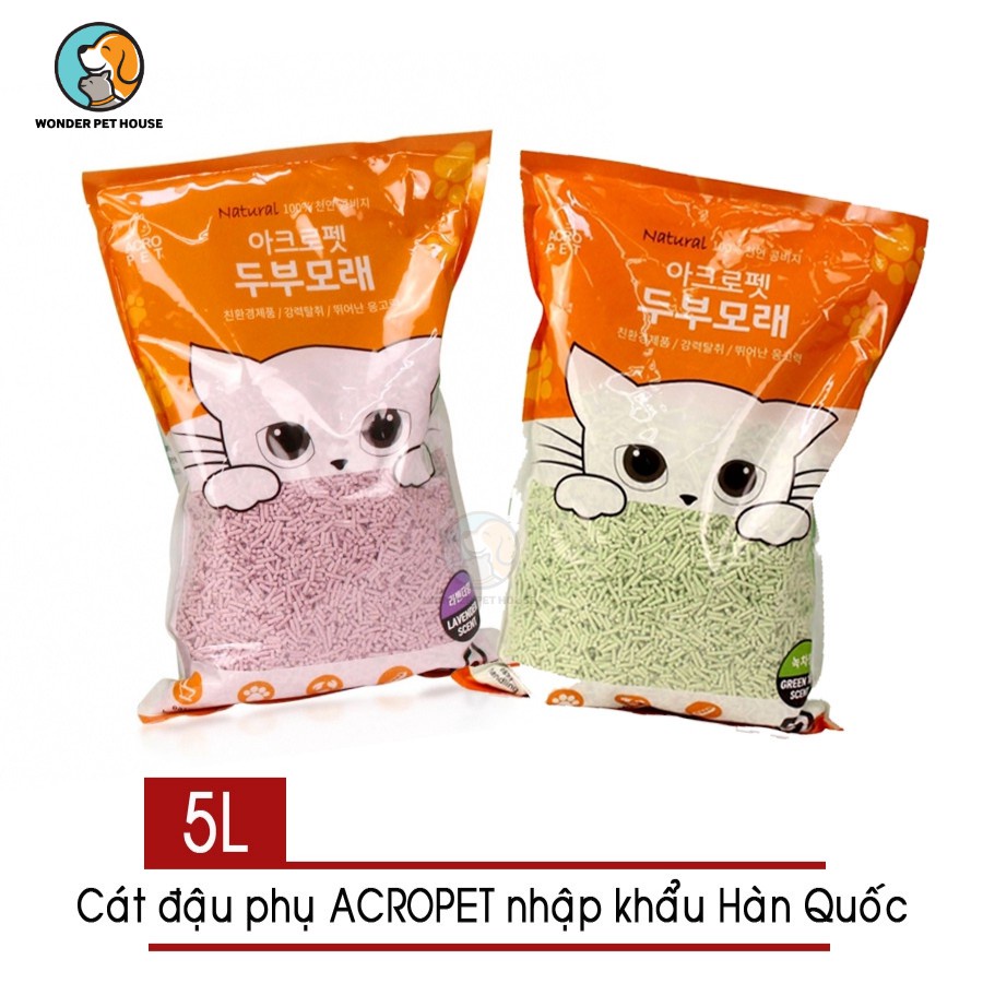 Cát đậu nành Hàn Quốc Acropet cao cấp dành cho mèo