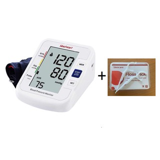 Máy đo huyết áp bắp tay Sinoheart BA-801 Giọng nói tiếng Anh Tặng kèm 1 Hộp Tăm Chỉ Nha Khoa Sinocare