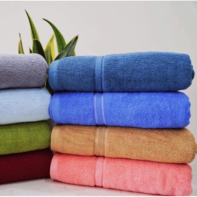 khăn tắm gội khăn bông cotton 100% siêu dày cao cấp thấm hút mền mịn  VIVA KT01
