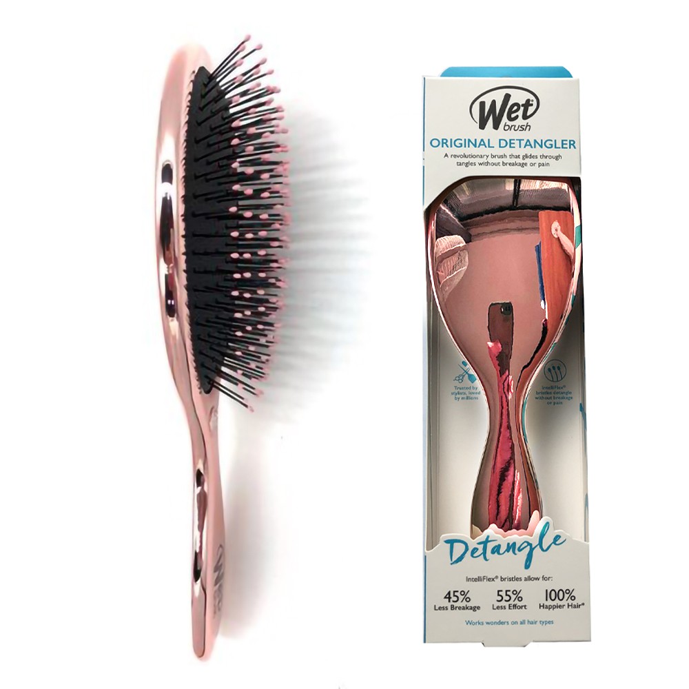 [Mã INCU50 giảm 50k đơn 250k] [CHÍNH HÃNG] Lược gỡ rối WET BRUSH dòng truyền thống màu vàng hồng