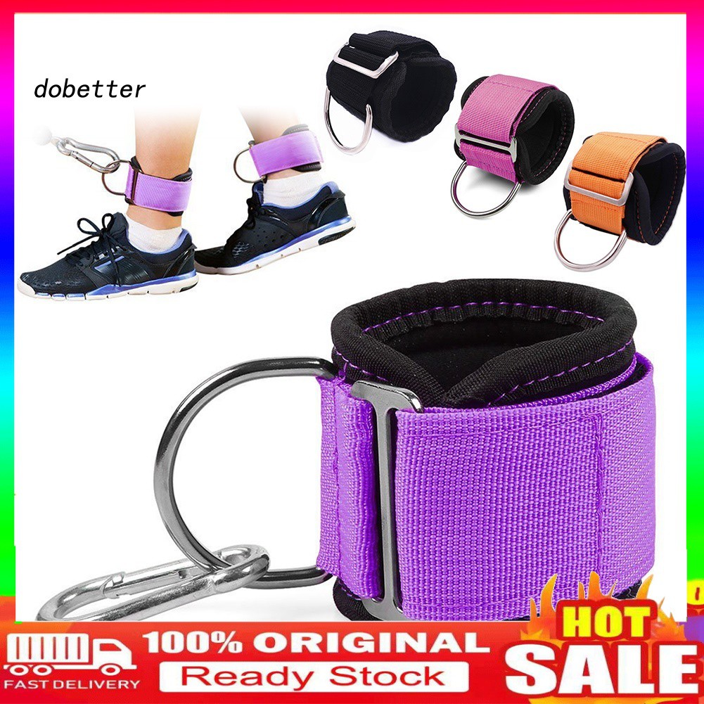 Bộ 2 Dây Đeo Mắt Cá Chân Chữ D Có Thể Điều Chỉnh Dùng Để Tập Gym
