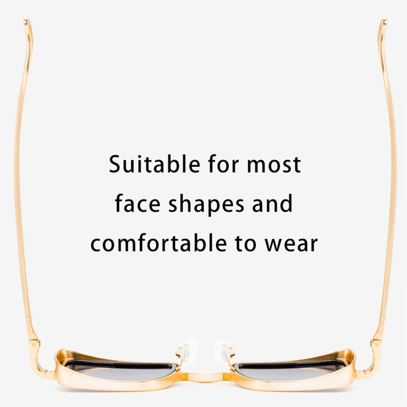 Kính Mát Gọng Kim Loại Vuông Phong Cách Retro 2021 Cho Nam Và Nữ gentle monster | BigBuy360 - bigbuy360.vn