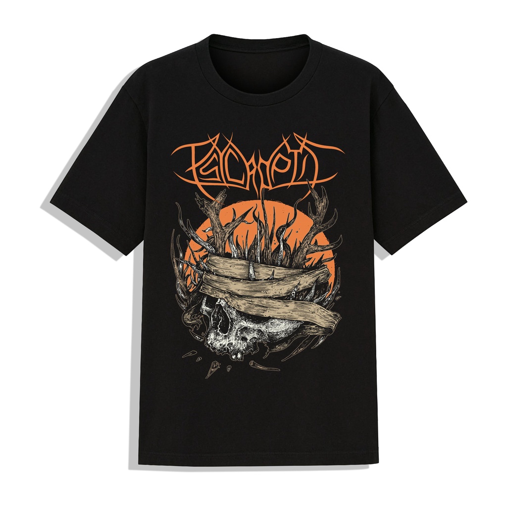 Áo Thun Unisex Tay Lỡ Form Rộng Hình Psycroptic In 1 Mặt Màu Đen 2