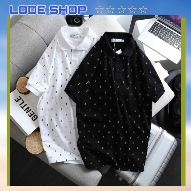 ÁO THUN CỔ TRỤ NAM HOẠ TIẾT TAY NGẮN MẪU MỚI 2021