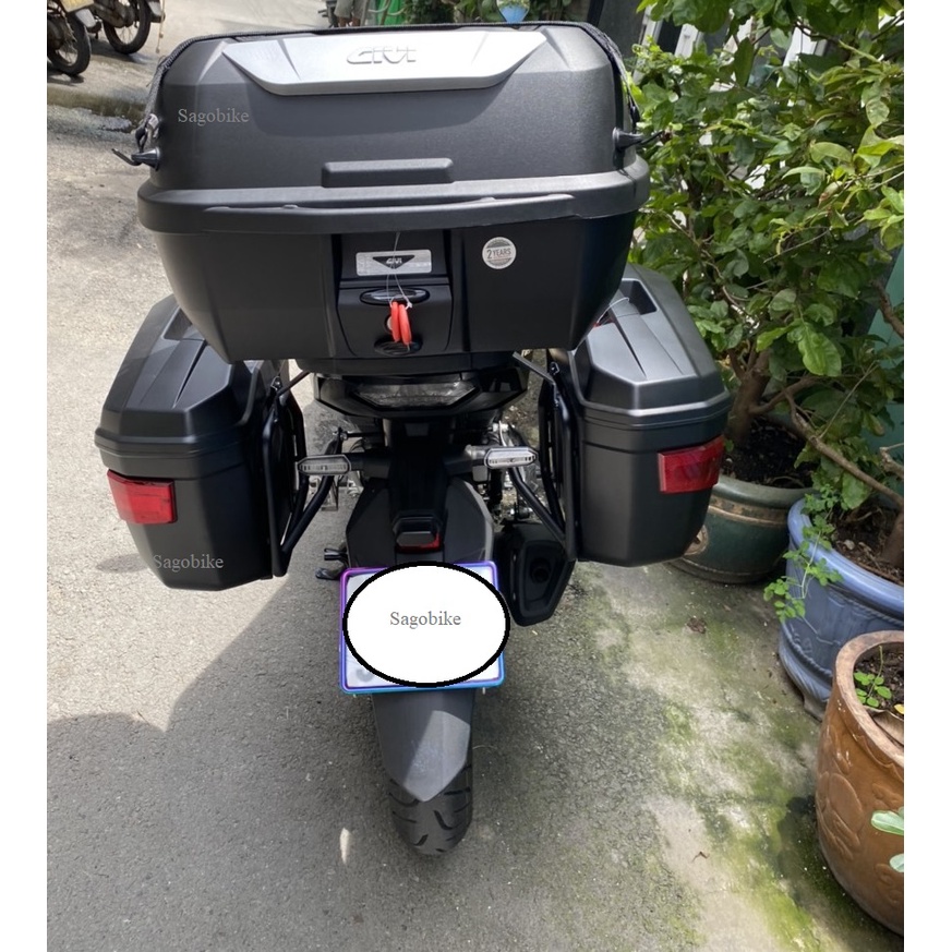 Thùng xe Winner X 2022, Givi E43NTL_ADV, thùng hông E22N, baga SBLWinner150/X, MV Winner X V3