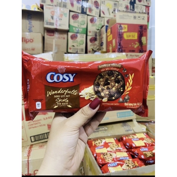 Bánh Cosy Yến Mạch Socola, bơ hạt điều 163,3g