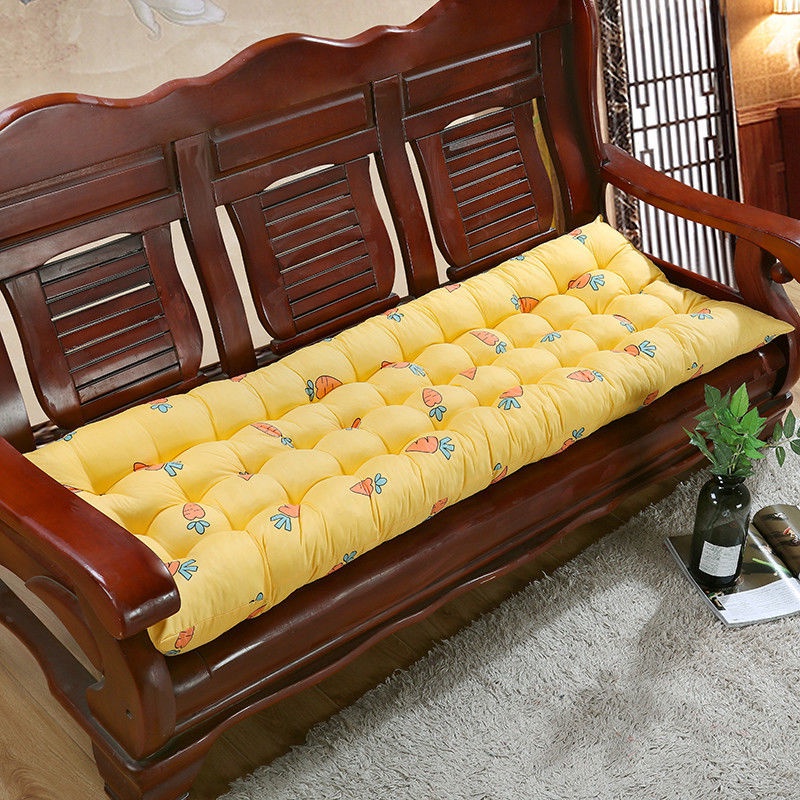 Đệm Lót Ghế Sofa Gỗ Dày Màu Trơn Dùng Được Bốn Mùa