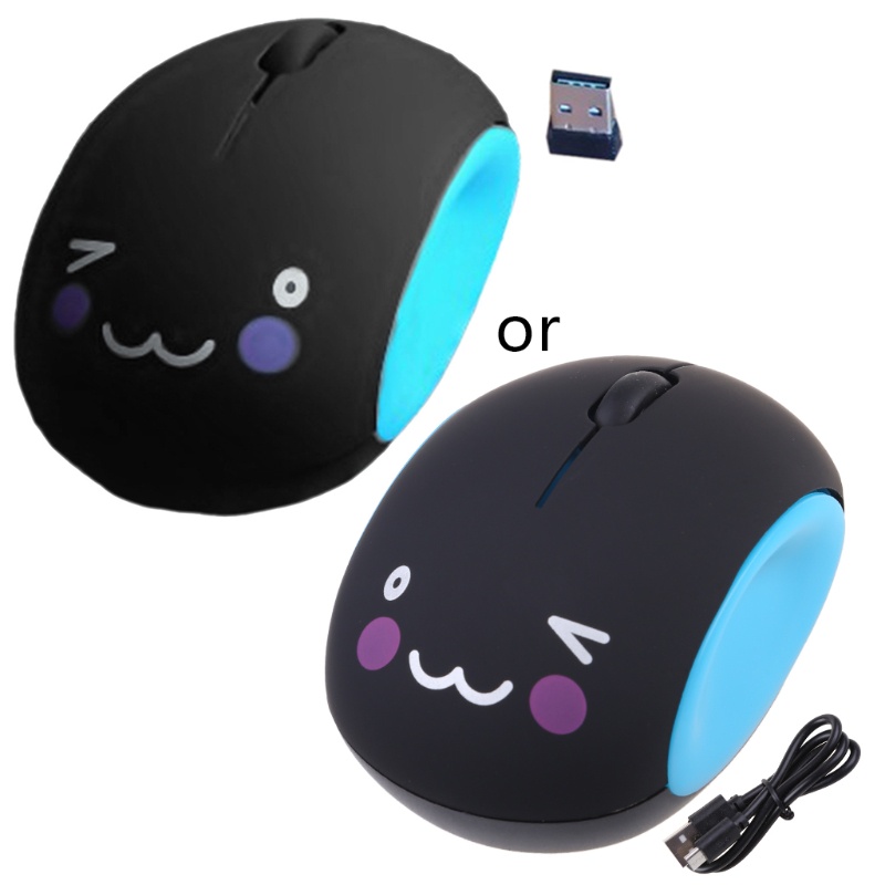 Chuột Máy Tính Không Dây 3 Nút Bấm Hoạt Hình Xinh Xắn