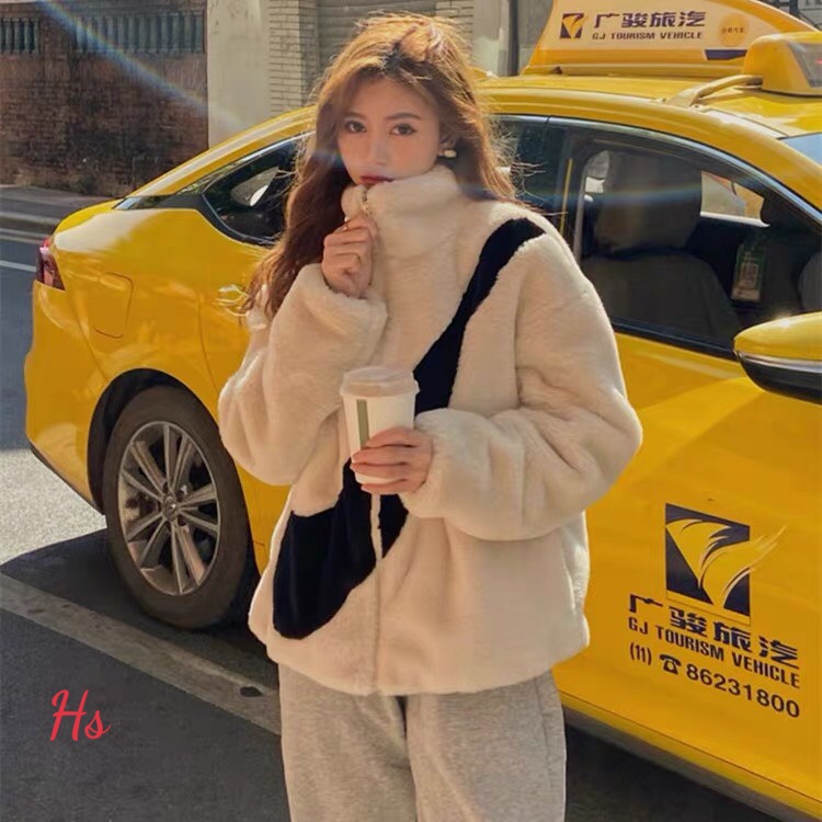 Áo Khoác Lông In Ni.ke Chữ To Hot Trend Mã 680 UNI STORE