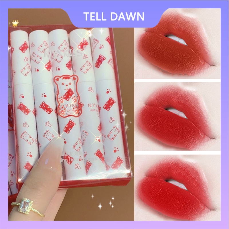 [Hàng mới về] Son Tint Nhung Lì Chống Thấm Nước Lâu Trôi Mướt Mịn Trang Điểm Tông Nude | BigBuy360 - bigbuy360.vn