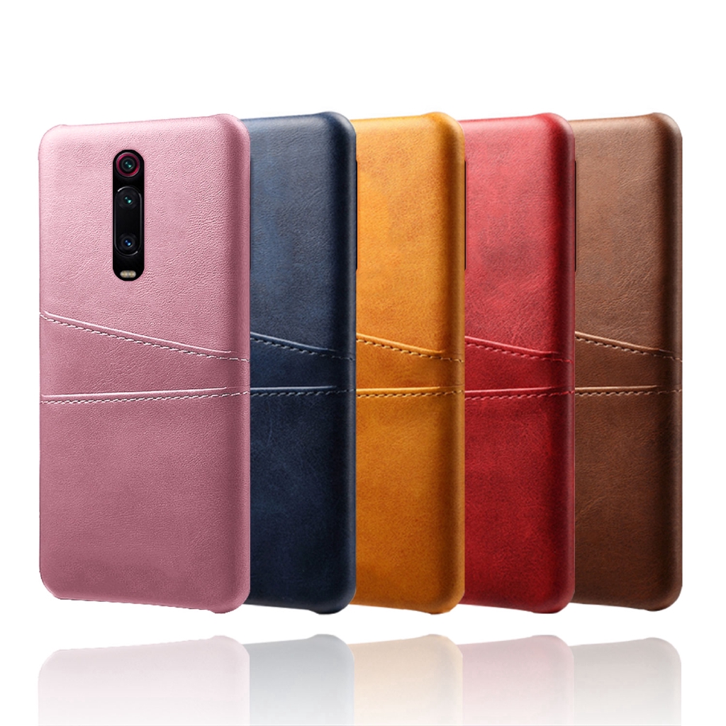 Bao da điện thoại bằng PU chống sốc dạng ví đựng thẻ cho Xiaomi Redmi K30 K30 5G