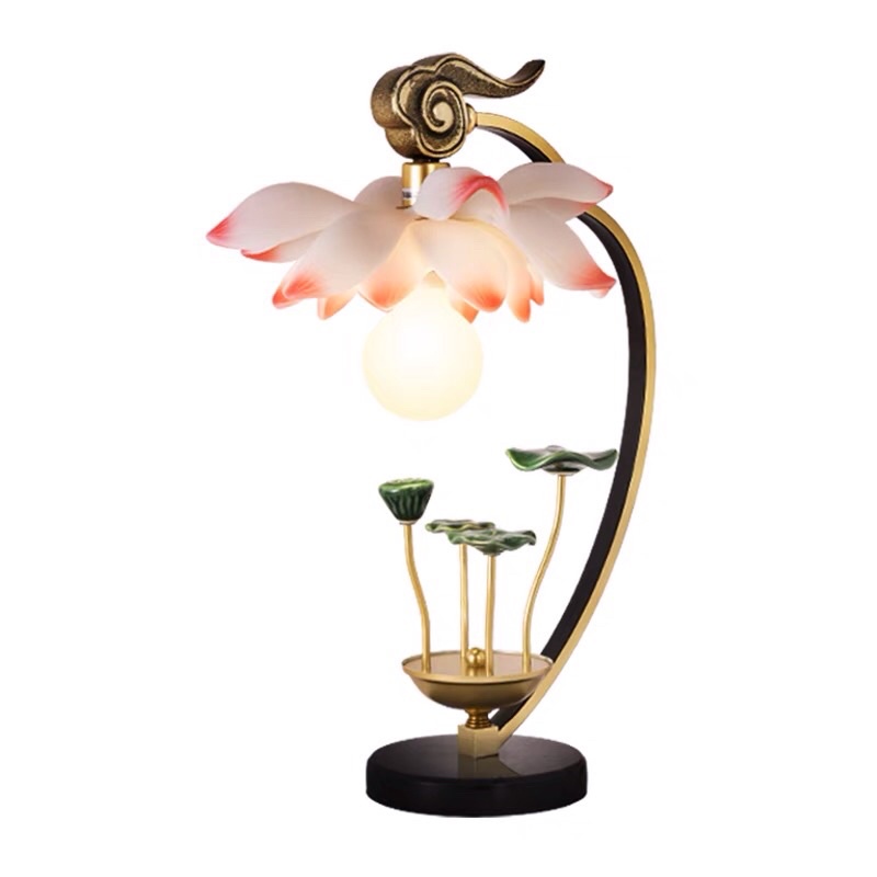 Đèn hoa sen để bàn/đèn ngủ bông sen/decor phòng