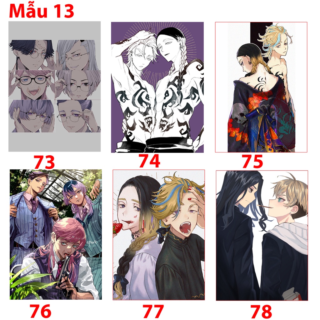 Poster/ tranh dán tường, áp phích anime Tokyo Revengers