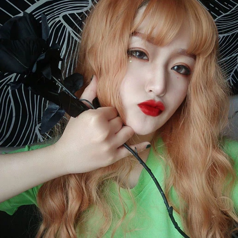 Bộ Tóc Giả Dài Xoăn Phong Cách Lolita Dễ Thương Cho Nữ