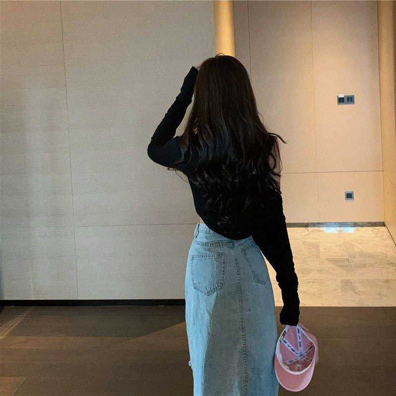 chân váy jean Lưng Cao Thời Trang Dành Cho Nữ | BigBuy360 - bigbuy360.vn