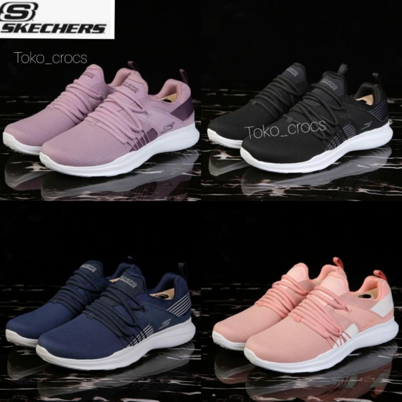 SKECHERS Giày Búp Bê Mũi Nhọn Thời Trang Cho Nữ