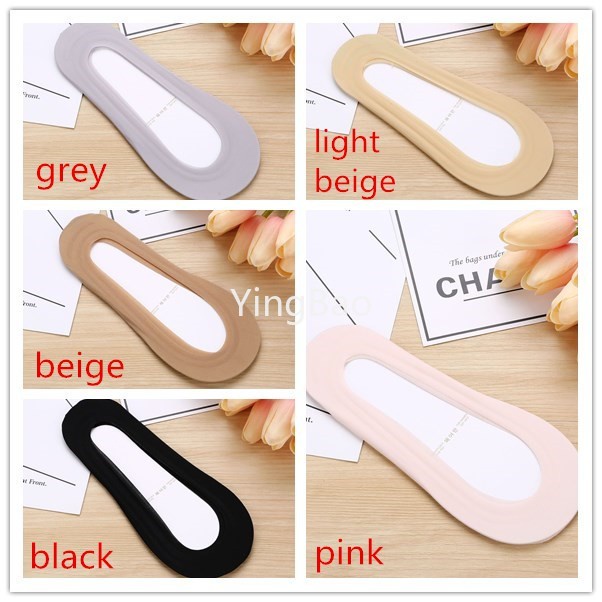 Vớ Thuyền Cổ Thấp Mềm Mại Co Giãn Chống Trượt Dễ Thương Dành Cho Nữ