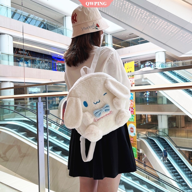 SANRIO Túi Đeo Chéo Hình Búp Bê Cinnamoroll Kuromi My Melody Nhồi Bông Dễ Thương Cho Nữ Y2k Lolita