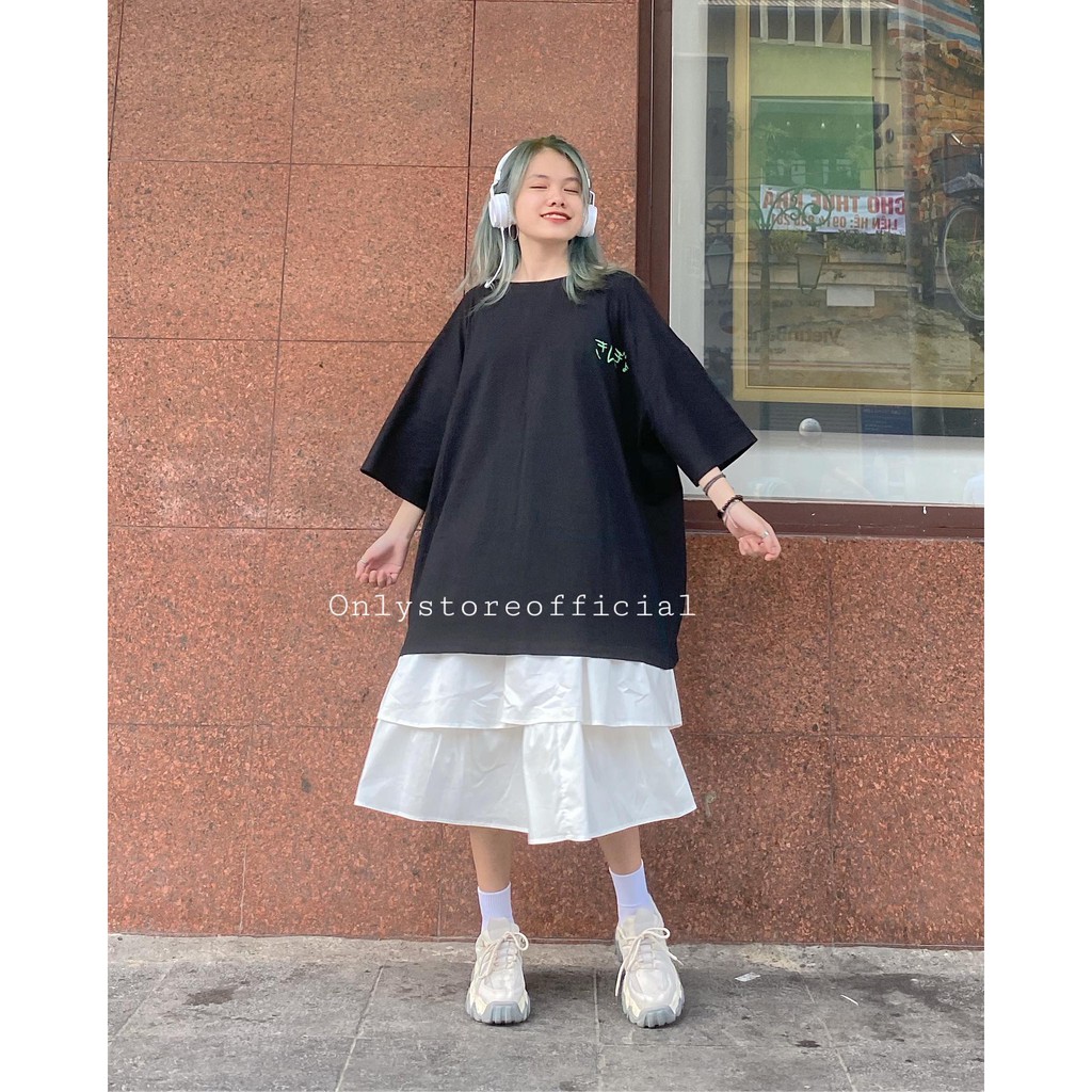 set áo váy, áo oversz,chân váy 2 tầng | BigBuy360 - bigbuy360.vn