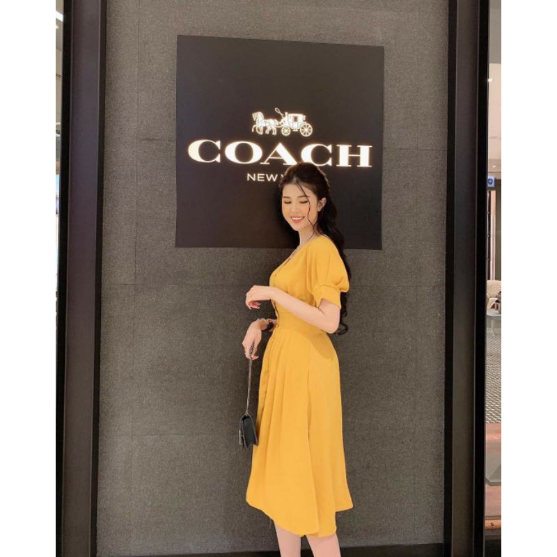 ĐẦM MIDI NÚT BỌC 2M