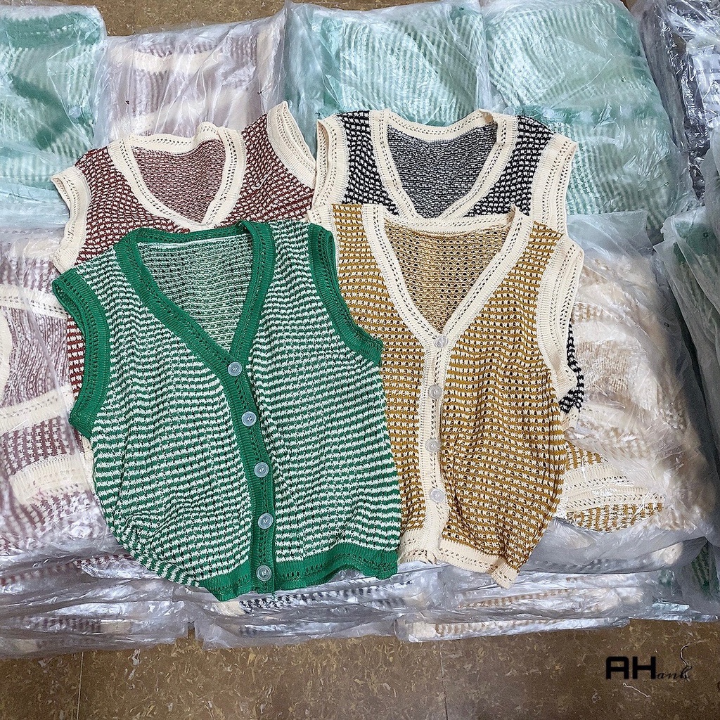 Áo Gile  Len Kẻ Mã 552