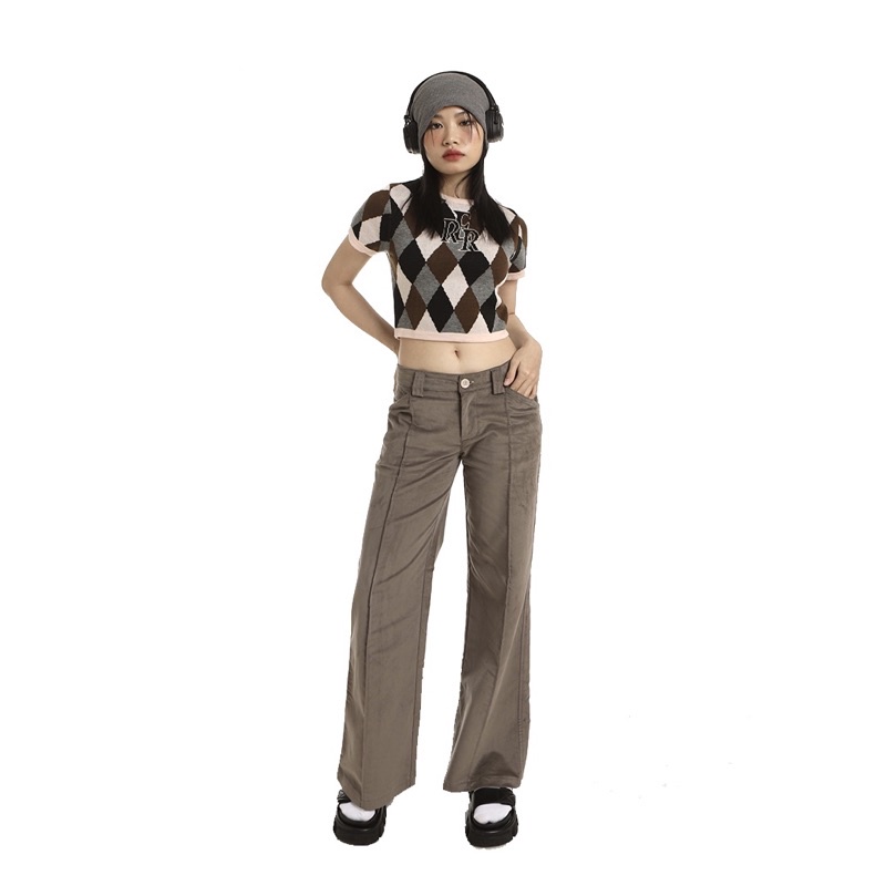 Quần ERRORIST honey bum xám