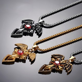 Dây chuyền hình Đôi cánh Ma Cà Rồng bằng titan phong cách, sành điệu T150 (vàng)