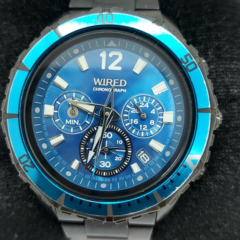 Đồng hồ nam 6kim pin kim trôi WIRED SEIKO siêu đẹp